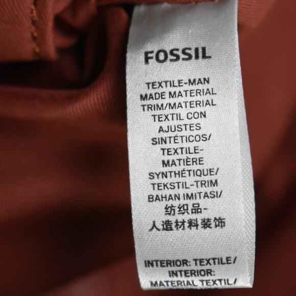 Fossil Fiona multicolor boho geometric print fall tapestry crossbody bag purse - Picture 10 of 12